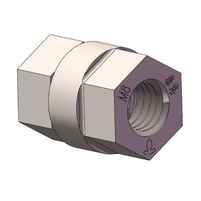 炭素鋼のステンレス鋼304か316反緩いナットによってカスタマイズされる設計