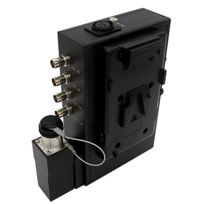 SMPTE雑種繊維ケーブル上のSDの前方および帰りデータ422/485/Intercom/回線レベルの音声が付いている3G繊維のカメラ システム