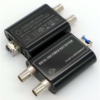 素晴しい3G-SDI繊維光学のコンバーター ビデオSFPの放送3G/HD-SDI可聴周波データ イーサネット繊維の光学エクステンダー