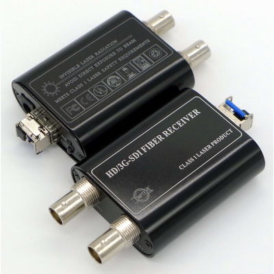 素晴しい3G-SDI繊維光学のコンバーター ビデオSFPの放送3G/HD-SDI可聴周波データ イーサネット繊維の光学エクステンダー