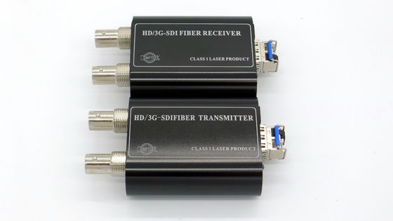 素晴しい3G-SDI繊維光学のコンバーター ビデオSFPの放送3G/HD-SDI可聴周波データ イーサネット繊維の光学エクステンダー