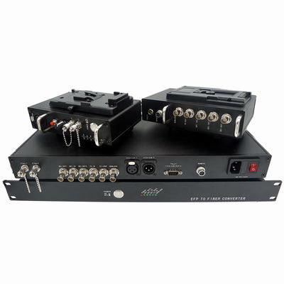 4ch中心コミュニケーション英国のSNG EFPのための光ファイバーのカメラのシステム装置