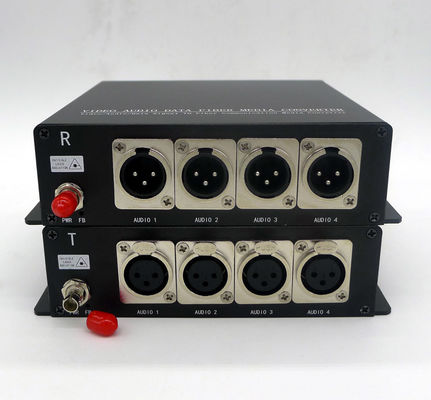 2方法3 Pin XLRは繊維のエクステンダーのトランシーバー上のアナログの音声のバランスをとった