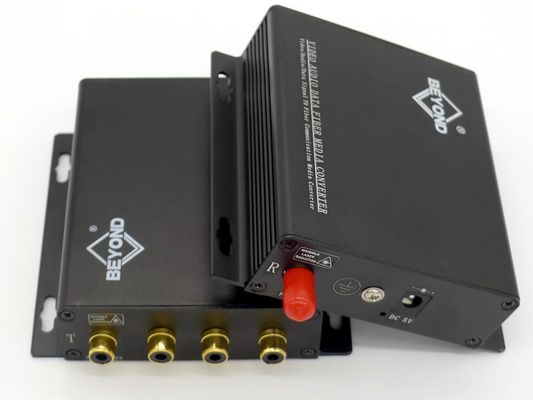 繊維光学のコンバーターのエクステンダーRCAの可聴周波コネクターへの4Ch音声