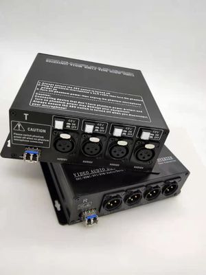 切替可能な48V幻影の電源が付いている繊維光学のコンバーターへのデジタルxLR