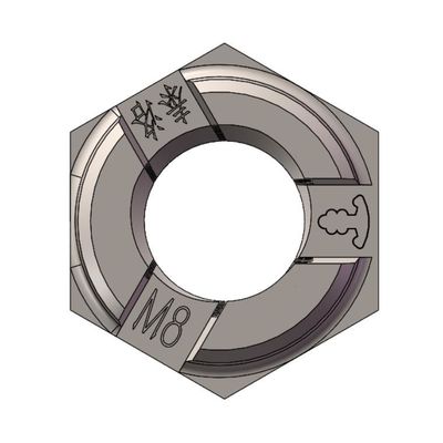 炭素鋼のステンレス鋼304か316反緩いナットによってカスタマイズされる設計