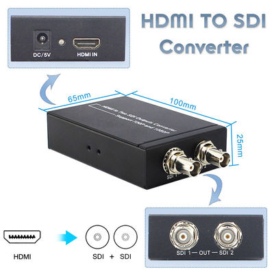 5V 1A力のアダプターが付いているSDIのコンバーターへの同時にHDMI