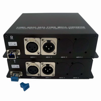 繊維のコンバーターのエクステンダーMICのレベルおよび回線レベルへの3pin XLRの音声