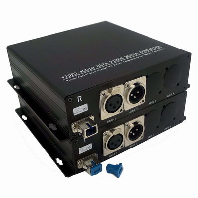 繊維のコンバーターのエクステンダーMICのレベルおよび回線レベルへの3pin XLRの音声